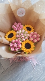 Sunflower 7 x Cupcake Bouquet