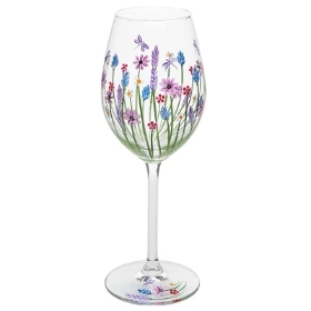 My Favourite Dragonfly Meadow Wine Glass